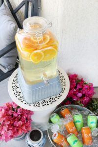 BHG Live Better drink dispensers make great decor and easy beverages for your guests when entertaining outdoors.