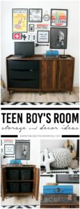 Teen Boys Room Storage & Decor Ideas