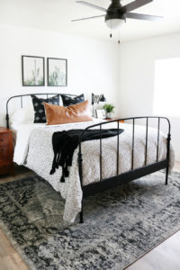 Black & White Boho Inspired Bedroom Refresh