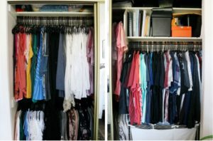 Easy Closet Organization Ideas for Small Spaces - Before