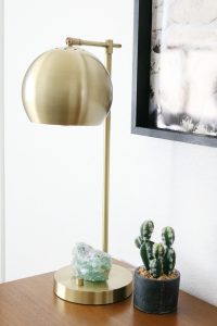 Better Homes & Gardens Brass Orb Desk Lamp