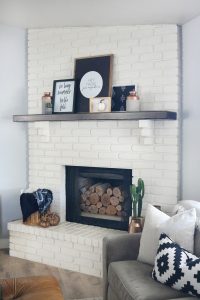 Black & White Modern Mantel Decor