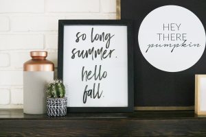 Free Black & White Fall Printable