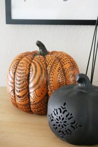 Cute Pumpkin Halloween Decor from Joann Fabric and Craft Stores