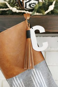 DIY Boho Tassel Christmas Stockings Made with The Cricut Maker