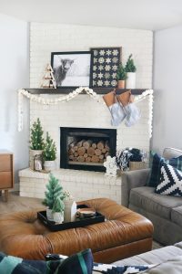 Black & White Casual Boho Christmas Decor