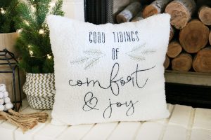 Black & White Christmas Decor found at Joann Fabric and Craft Store