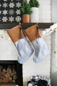 DIY Boho Inspired Christmas Stockings