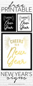 Free Printable New Year's Signs