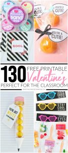 130 Free Printable Valentine's for The Classroom