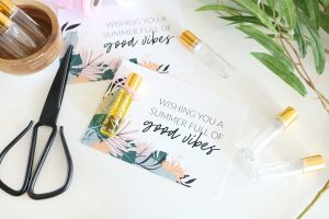 Summer Essential Oil Printable Card