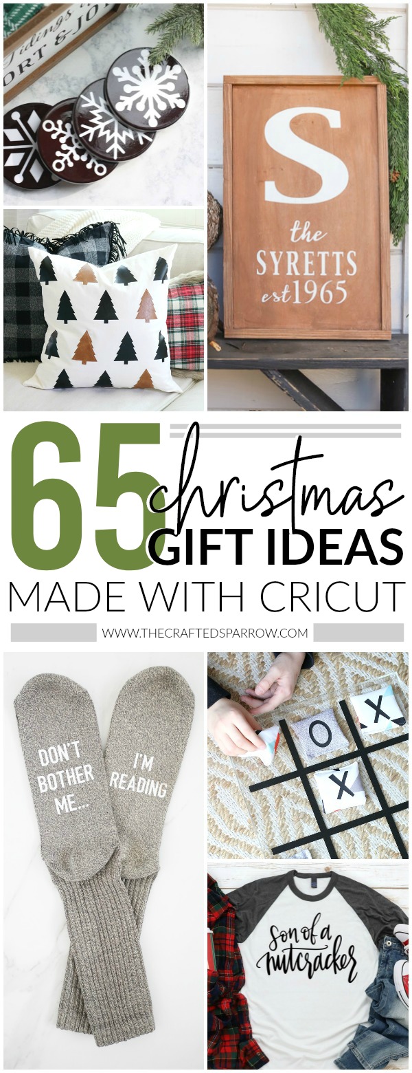 65 Christmas Gift Ideas for Everyone Made with Cricut