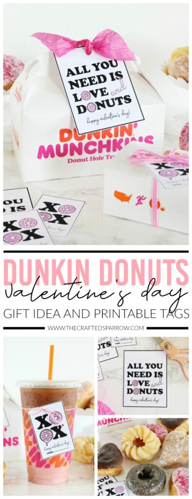 Donut Valentine's Day Gift Idea and Printable Tags