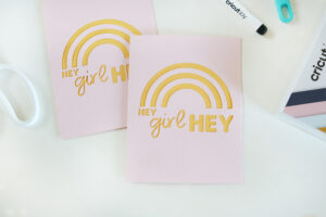 DIY Hey Girl Hey Card with Cricut Joy