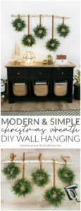 Modern & Simple Christmas Wreath DIY Wall Hanging