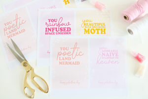 Galentine's Day DIY Gift Idea & Free Printable Cards